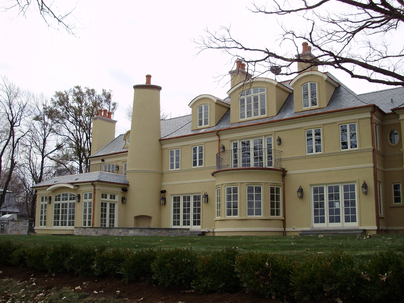 Kenilworth Residence - Full View of Rear Facade