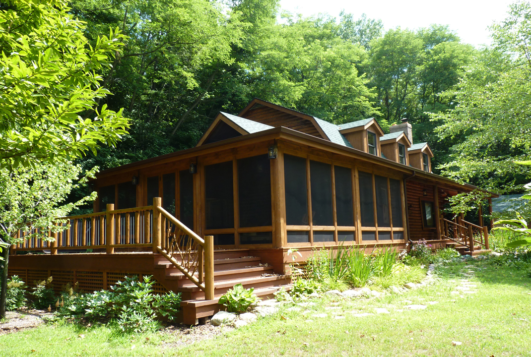 Cabin - Exterior Screened Porch
